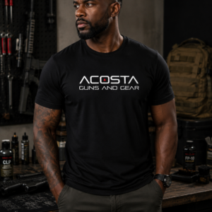 Acosta Black T-Shirt
